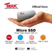 ราคา Trek Micro SSD | Portable External SSD| High Speed USB 3.1 Gen 2 Type C ( 256GB/512GB/1TB) (5641937468)