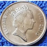 ราคา เหรียญ​ประเทศ​ฟิจิ​ Fiji, 5 Cents,(ยุค ElizabethII), ไม่​ผ่าน​ใช้​ UNC, #​4445 (26360405391)