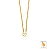 ราคา AURORA สร้อยคอลายสี่เสา น้ำหนัก 1 บาท ทองคำแท้ 96.5% * ของแท้* (1913909559)