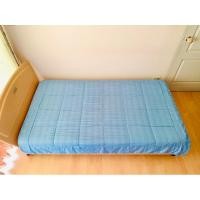 ราคา ผ้าห่ม ขนาด 4.5ฟุต สีฟ้าลายทาง (ใหม่) (Made in China) มือสองขายตามสภาพ (22675843564)