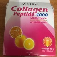 ราคา VISTRA Collagen Peptide 4000mg (2 ซอง) รสส้ม (1613883575)