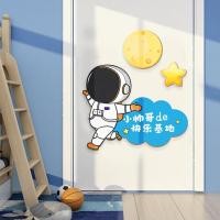 ราคา สติ๊กเกอร์ติดผนังห้องนอนเด็ก ลายการ์ตูนนักบินอวกาศ สำหรับตกแต่งภายใน (51900170132)