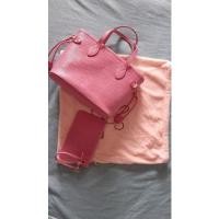 ราคา Little bunny กระเป๋าหนังแท้ลายไม้ ทรง neverfull 7 นิ้ว (16906124749)