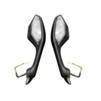 ราคา ใหม่-พับไฟเลี้ยว LED กระจกมองหลังสําหรับ YZF R6 YZF-R6 2017-2021 YZF R1 YZFR1 2015-2021 กระจกรถจักรยานยนต์ (46100096080)