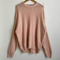 ราคา เสื้อสเวตเตอร์ไหมพรม สีโอรส ขนแคชเมียร์ 100% แบรนด์ Valentino Garavani แท้ Size F (26821330764)