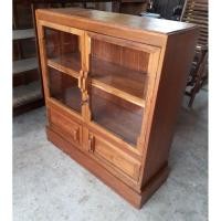 ราคา ตู้ไม้สักเก่า ตู้โชว์ ตู้เก็บของ (5924128345)