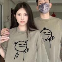 ราคา ชุดเสื้อคู่รักเรียบง่ายสไตล์เกาหลี - Basic Easy to Coordinate (40273925298)