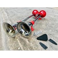 ราคา moแตรด่วนไฟฟ้าปากเหล็ก 2 ปากยาว แตรลม สำหรับ รถบรรทุก รถบัส รถทัวร์ รถสิบล้อ เรือ รถบรรทุก ใช้ได้ทั้ง 12V และ 24V (25534243248)