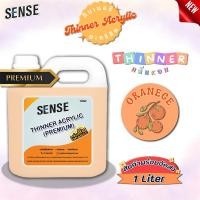 ราคา SENSE ทินเนอร์กลิ่นหอม ทินเนอร์อะคริลิค, ACRYLIC "กลิ่นส้ม " (ผสมสีอุตสาหกรรม) (เกรดพรีเมี่ยม) ขนาด 1 ลิตร (42173208196)