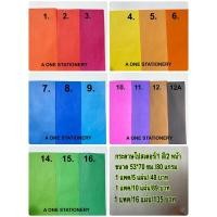 ราคา กระดาษโปสเตอร์สีเดียว/หน้า-หลัง/80แกรม/สีสวยทั้งแผ่น/แพค5 แผ่น/แพค10 แผ่น/แพค16 แผ่น (10512967448)