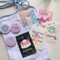 ราคา (milk pudding) card stickers สติ๊กเกอร์ติดบัตร bts / บัตรโดยสาร (25128432950)