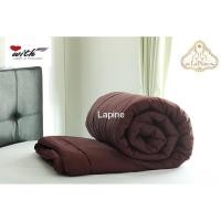 ราคา Lapine ผ้านวมขนห่านเทียมพร้อมเย็บปลอก500เส้นในตัว สีน้ำตาล 3.5ฟุต ผ้า Supersoft cotton USA กันไรฝุ่น เกรดโรงแรม5ดาว (1313487432)