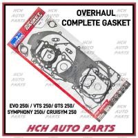 ราคา GASKET SYM EVO 250i/ VTS 250/ GTS 250/ SYMPHONY 250i/ CRUISYM 250 - OVERHAUL COMPLETE/ TOP SET/ CLUTCH GASKET (27790687502)