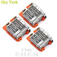ราคา ตลับหมึกที่รองรับ BCI15 3 ชุดสำหรับ Canon C-15 C-16 สำหรับเครื่องพิมพ์ Can (24759209650)