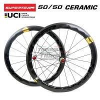 ราคา J BIKE ล้อจักรยานเสือหมอบคาร์บอน SUPERTEAM CURVE PRO CERAMIC ล้อที่เร็วที่สุด (28979519397)