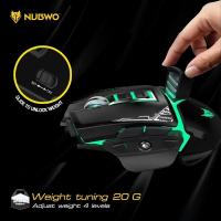 ราคา Nubwo Mouse Gaming HAMMETT รุ่น NM-83 สีดำ ไฟเปลี่ยนสี (5663146104)