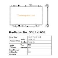 ราคา ADR หม้อน้ำ Honda Accord G7 โฉมปลาวาฬปี 03-07 เครื่อง2.0-2.4 เกียร์AT / 3211-1031C (5954458332)