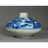 ราคา แจกันกระเบื้องจีน ขาวน้ำเงินของเก่า (22010288747)