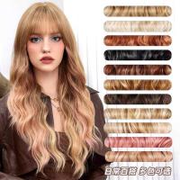 ราคา ผม wig สไตล์การ์ตูน ฐานสีทอง มีไฮไลท์สีชมพู ทรงเรียบและหยิก ผมยาวอารมณ์ (42275510143)