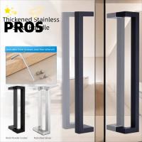 ราคา PROS มือจับประตูทั้งสองด้าน ที่จับความหนาความยาว 60 ซม. สแตนเลสกันสนิมท่อสี่เหลี่ยมมือจับประตูกระจกประตูไม้โลหะประตู (53751549483)