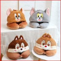 ราคา หมอนรองคอกันกระแทก Tom และ Jerry Chipmunk U รูปทรงเก๋ มีฮู้ด เหมาะสำหรับการเดินทาง (27893538027)