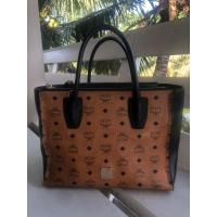 ราคา MCM Visetos Kathy Tote Bag Brown-สินค้ามือสอง (43975408156)