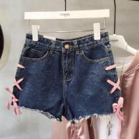 ราคา กางเกงยีนส์ขาสั้นร้อยเชือก (281410376)