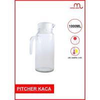 ราคา Mitra Loka เหยือกแก้วใส 1 ลิตรพร้อมฝาปิด KIG Kedaung กาน้ําชา Jar กาต้มน้ําแก้ว Pusher คริสตัลน้ําดื่ม (28115205292)