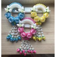 ราคา [ P3 ] พร้อมส่ง‼️ พวงมาลัยริบบิ้น 7 ชาย ประดับดอกกุหลาบ และมะลิ สำหรับถวายพระ / วันพ่อ / วันแม่ (8329070461)