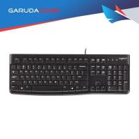 ราคา LOGITECH USB Wired Keyboard K120 Logitech Wired Keyboard USB K-120 Full Size USB Keyboard ทนทาน (46051356115)