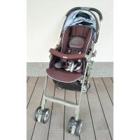 ราคา รถเข็นเด็กAprica รุ่น AirRia Luxuna สีน้ำตาล มือสองสภาพดีพร้อมใช้งาน (2446648187)