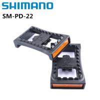 ราคา Shimano SM-PD22 SPD Cleat แบนจักรยานเสือภูเขาเหยียบจักรยาน PD-22 สําหรับ M520 M540 M780 M980 Clipless MTB เหยียบ PD22 (46100062860)