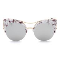 ราคา GAMT Sexy cat eye sunglasses reflective glasses for women 54 (82986819)