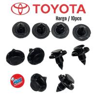 ราคา คลิปกันชนคลิปปุ่มบังโคลนกระจังหน้า toyota avanza xenia rrush terios calia sigra ayila universal (45951733519)