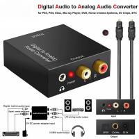 ราคา แบบพกพา 3.5 มม.แจ็ค Coaxial Optical Fiber Digital to Analog Audio AUX RCA L/R Converter SPDIF เครื่องขยายเสียงถอดรหัสเสียงดิจิตอล (42755835805)