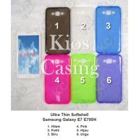 ราคา Samsung Galaxy E7 E700H - Softshell บางเฉียบ (Case Cover Casing Silicone Jelly Case) (40653811655)