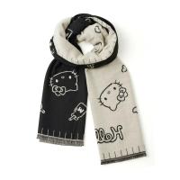 ราคา Sanrio Hello Kitty Scarf การ์ตูนผ้าคลุมไหล่สองด้านฤดูหนาวญี่ปุ่นน่ารักเอี๊ยมการ์ตูนแฟนของขวัญ hellokitty (47000211618)