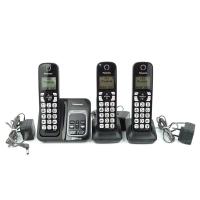 ราคา โทรศัพท์ไร้สาย Panasonic KX-TGD560 DECT 6.0 Cordless Phone ชุด 3 ตัว มีระบบตอบรับอัตโนมัติ มือ 2 ของแท้ (18832854861)