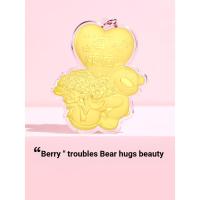 ราคา ลิน เซิงเฉิง เครื่องประดับทองคําบริสุทธิ์999สตรอเบอร์รี่หมีทองพวงกุญแจโซ่แหวนเชือกเส้นเล็กจี้สําหรับแฟนของขวัญวันเกิดสาว (43458068987)