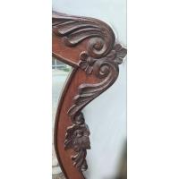 ราคา กระจกกรอบไม้สักแกะสลัก(ของโบราณ) (22480140234)