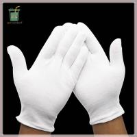 ราคา [สี] ผ้าฝ้ายตรวจสอบสีขาวน้ําหนักเบาทํางานถุงมือยืดสูงสําหรับเครื่องประดับเหรียญ ไทย (46752405644)