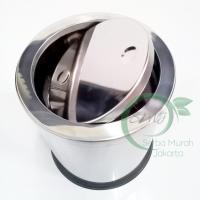 ราคา SMJ - ถังขยะฝาแกว่งสแตนเลส 8 ลิตร ถังขยะ ถังขยะสํานักงาน โรงแรมห้างสรรพสินค้า (27731949812)