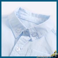 ราคา ชุดบอดี้สูท เสื้อเชิ้ต ผ้าฝ้าย สีพื้น สำหรับเด็กทารก (46601109475)