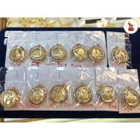 ราคา จี้ปีนักษัตร 12 ราศี เลี่ยมกรอบทอง 75% ล้อมเพชรcz พร้อมใบรับประกันทองแท้ (7523229318)