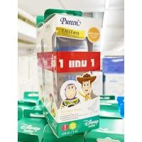 ราคา [1 แถม 1] PUREEN เพียวรีน ขวดนมTritan 4ออนซ์ จุกนม Anti-Colic Disney Toy Story (พร้อมจุกนมเบอร์ S สำหรับเด็กวัยแรกเกิด) (3749045257)