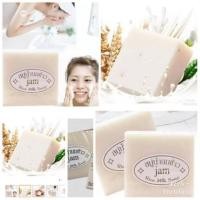 ราคา JAM สบู่กลูต้า คอลลาเจน สบู่น้ำนมข้าว 100% 65g 12 ชิ้น มีให้เลือก 4 กลิ่น น้ำนม ชาเขียว มังคุด และทับทิม (43473091314)