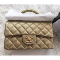 ราคา ❤️ New Chanel Mini8" silver caviar shw with handle (6042448632)