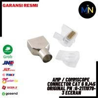 ราคา AMP Connector CAT 6 RJ45 Original Commscope PN :6-2111979-3 ขายปลีก (42724455723)