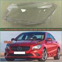 ราคา สําหรับ Mercedes-Benz CLA W117 180 200 220 250 260 2013-2016 ไฟหน้า Shell ไฟหน้าโปร่งใสฝาครอบเลนส์ Plexiglass (43924671104)