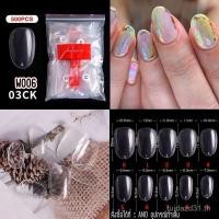 ราคา เล็บปลอม เล็บเต็มพีวีซี รูปไข่กลางสั้น ว006(03 แพ็ค) (45752296126)